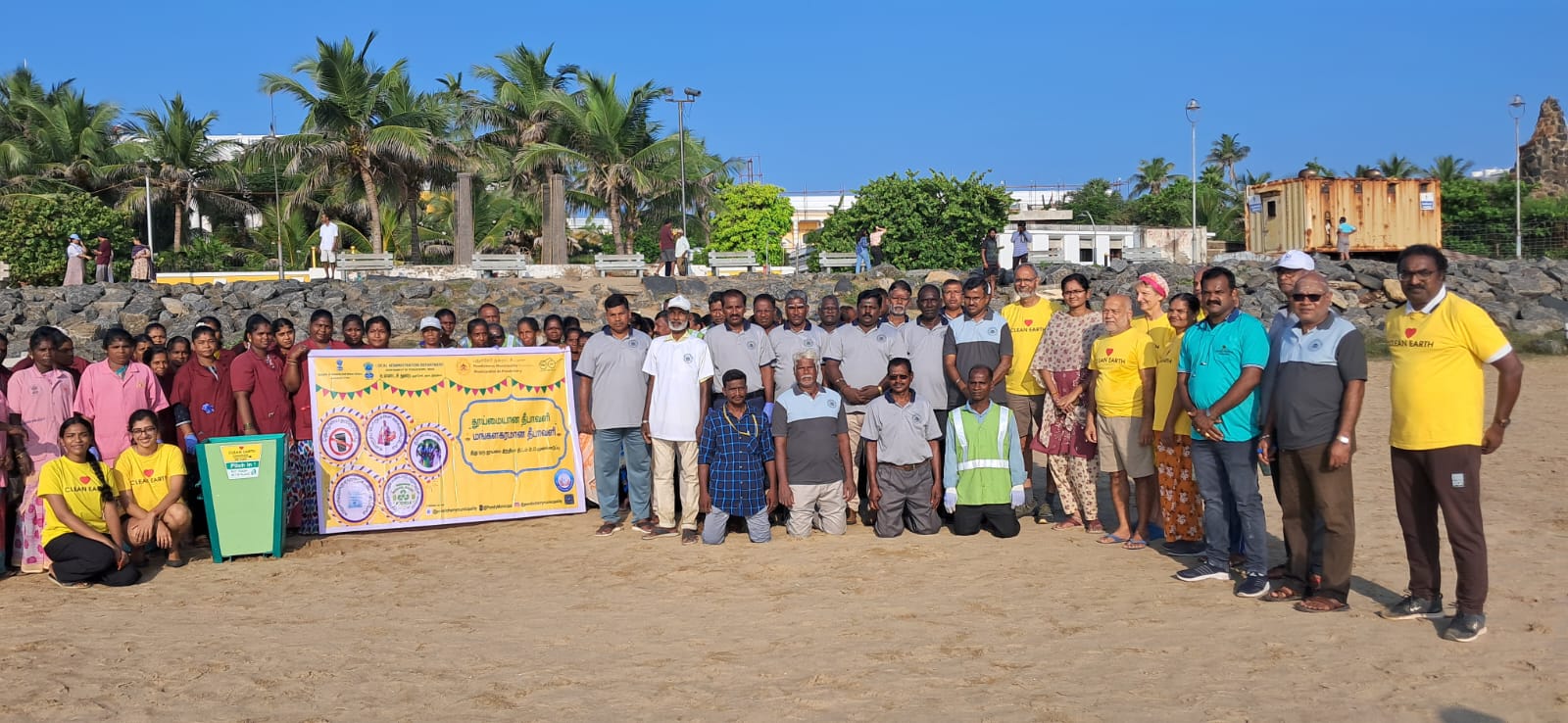 Mass Clean Up Drive at Rock Beach Swachh Diwali