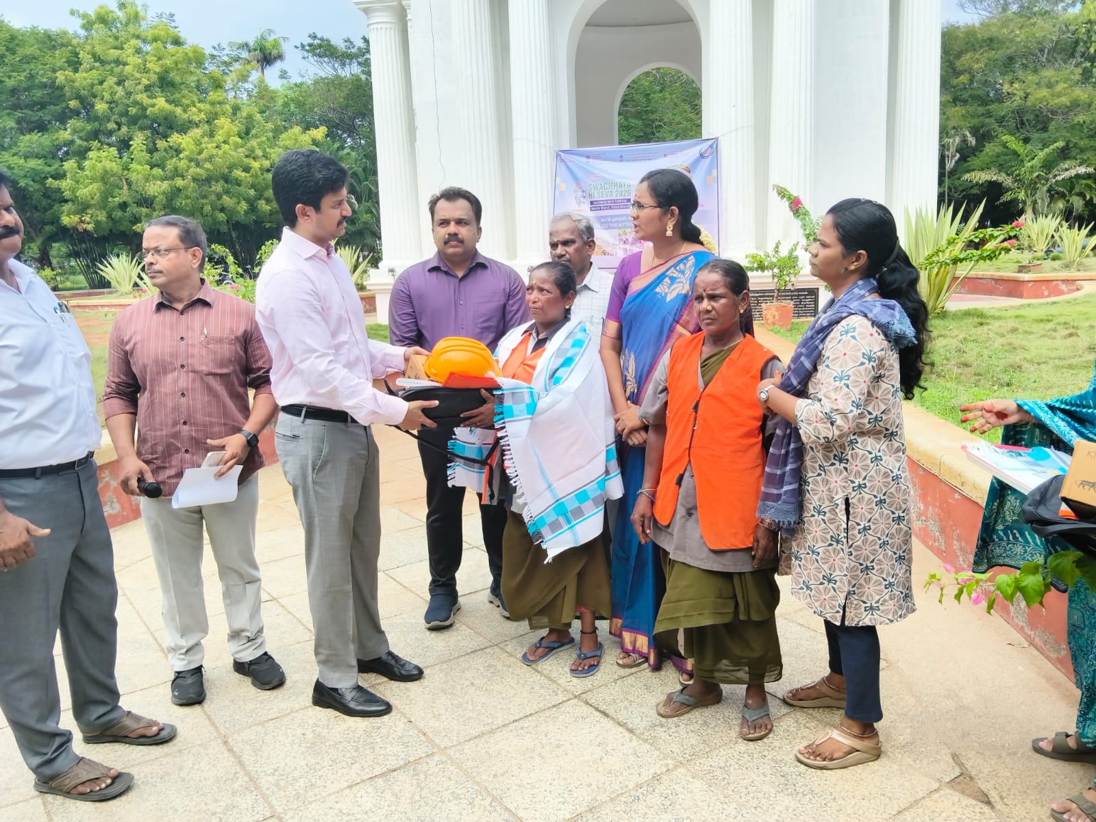 Swachhatha Hi Seva 2026 - Distributed Namaste ID Cards and safety equipment to informal waste pickers